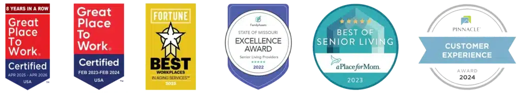Barathaven Memory Care Awards and Badges
